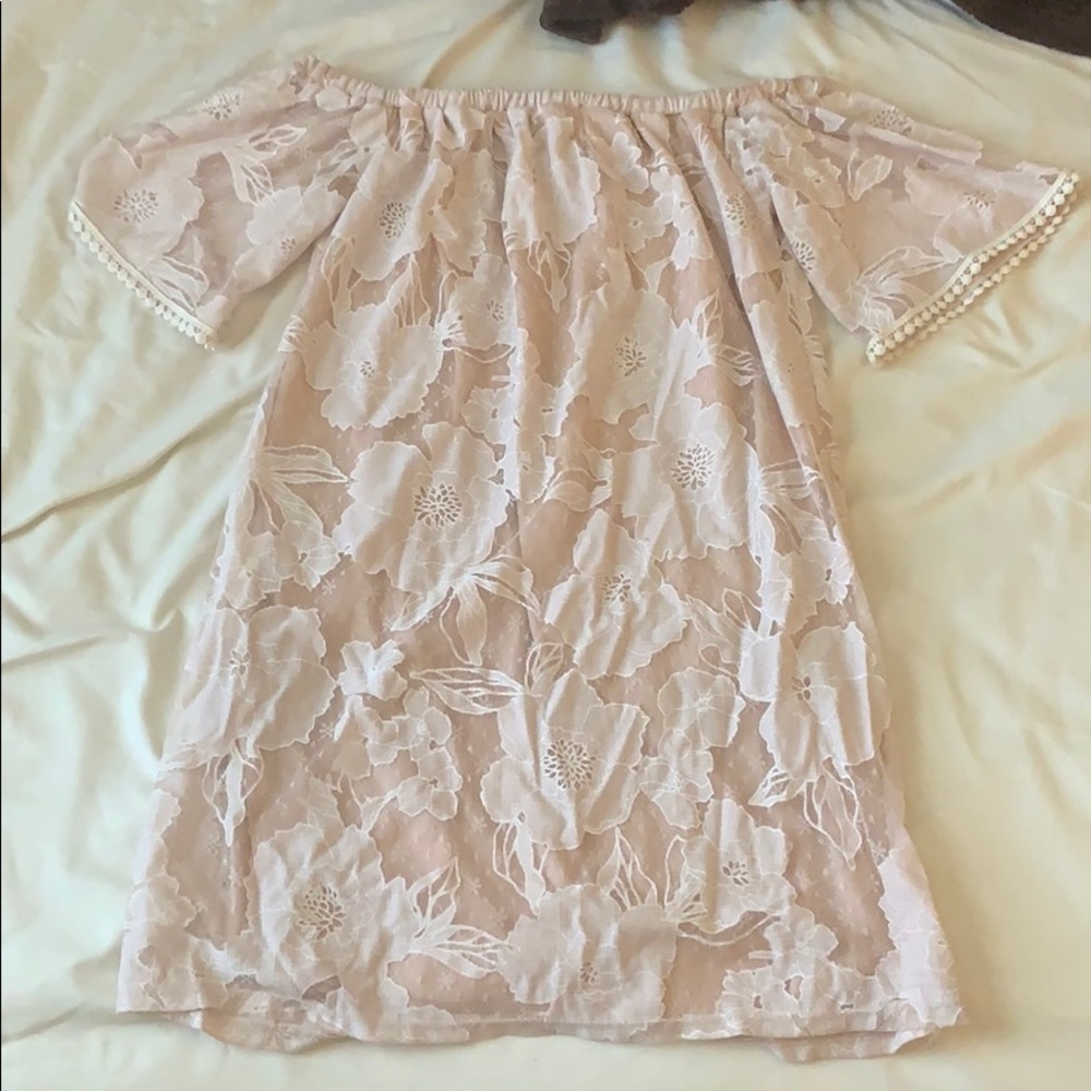 off shoulder dress